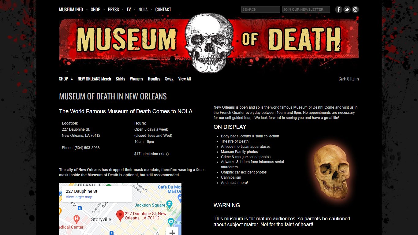 NOLA | Museum of Death in Hollywood and New Orleans